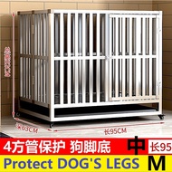 3ft Medium Big Dog Cage Stainless Steel Dog Cage Pet Cage LOWEST PRICE, 95cm dog cage