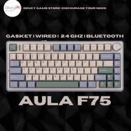 Hall F75 Gasket Wireless Triple Connection Mechanical Keyboard