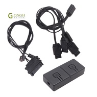 5V 3Pin ARGB to 12V 4 Pin RGB Converter 5V/3pin ADD-RGB to 12V/4PIN Adapter 5V 3pin Manual Controlle