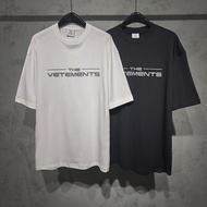 VETEMENTS VETEMENTS Cute Letter OS Loose Casual Men Women All-Match Short Sleeve VTM