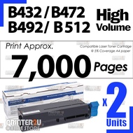 2x OKI Compatible Drum Unit OKI B412 / B432 / MB472 / MB492 / B512 / MB562 / B412dn / B432dn /B512dn