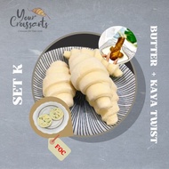 Frozen Butter Croissant + Frozen Kaya Twist + Frozen Pie / Puff (Set K)