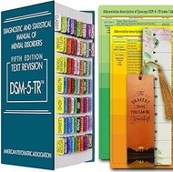 Index Tabs for DSM-5,DSM-5-TR, Diagnostic and Statistical Manual of Mmental Disorders, 72 Color-Code