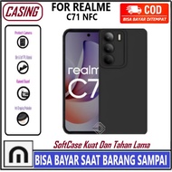 Slim Black Matte Case Realme C71 NFC Casing Protect Camera Full Cover Back Protector hp