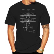 1929 Biplane Patent Airplane Pilot Aviation WWI WW2 World War Bi-plane Vintage Graphic Adult Tee Men