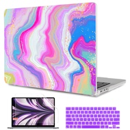 Bright-coloured Case+Keyboard Cover+Screen Protector For MacBook Pro Air 13 14 inch M3 M4 M1 M2 Chip