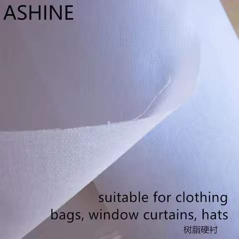 230g Resin Hard Interlining Lining Composite Fabric Buckram Filling Padding Iron-On window curtain h