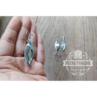 6 Gram Ultralight Stainless Steel Micro Spoon Lure + Treble HOOK