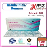 ⚡XPRESS⚡ Calortusin DUS Obat Batuk Pilek Alergi Flu Panas Demam Tablet Calortussin Kalortusin Colort