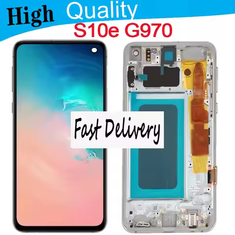 5.8'' High Quality LCD Replacement for Samsung S10e G970F G970FD Touch Screen Display with frame