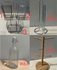 IKEA 廚房紙巾架 Kitchen Roll Holder ｜IKEA 杯架Cup Rack｜砧板連刀架Chopping Board cum Knife ｜筷子架Chopstick Rack