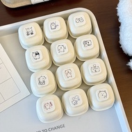 Creative Cute Mini Bear Cream Light-Sensitive Stamp DIY Decorative Material Punch Card Daily Planner