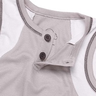 Pillar supplement set Sleeveless Bibo's HY Baby Boy Gray Mixed Gray Soft and Cool for Baby - Bibo Ma