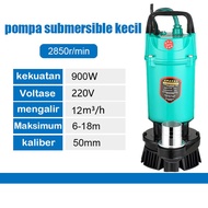 REAIM  Submersible Pompa Bersih Kotor  900W Stainless Steel pompa air tipe pemotongan aliran besar b