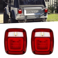 Applicable JEEP Wooden Horse Person Modification LED Rear lamp CJ7 CJ8 YJ TJ LJ Truck trailer modifi