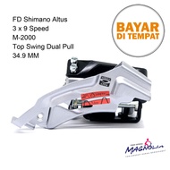 FD Sepeda Shimano 3x9 Speed MTB Gunung Roadbike Original Front Derailleur