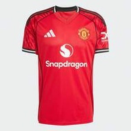 เสื้อฟุตบอลแขนสั้นระบายอากาศสำหรับผู้ชาย MANCHESTER UNITED 25/26 HOME JERSEY, รุ่นแฟนคลับแมนเชสเตอร์
