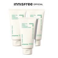 Innisfree Green Tea Amino Hydrating Cleansing Foam (150g *3) /innisfree cleanser