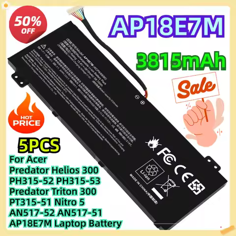 For Acer Predator Helios 300 PH315-52 PH315-53 Predator Triton 300 PT315-51 Nitro 5 AN517-52 AN517-5