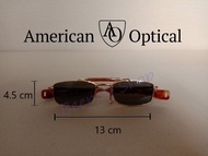 แว่นตา AO MAKE USA. รุ่น AO 598 (CHLLENGER SPORT)  แว่นตากันแดด แว่นตาวินเทจ แฟนชั่น แว่นตาผู้ชาย แว่นตาวัยรุ่น ของแท้