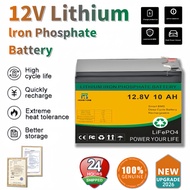 【🇲🇾Ready Stock】Lifepo4 Battery / Lithium Battery / Solar Gel Battery With Bms 12V 6AH 10AH
