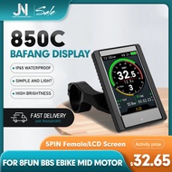 Electric Bike LCD Color Display 850C UART Protocol for BaFang BBS01B BBS 02B BBSHD Mid Motor Convers