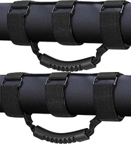 Moveland 2 Pack Grab Handle Set Compatible with Jeep Wrangler TJ YJ JK, Easy-to-Fit 3 Straps Design
