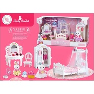 The Rabbit Princess Bedroom House With Furniture Accessories