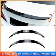 For Mercedes CLA C117 CLA180 200 CLA45 AMG 2013-2019 Tail Wing Fixed Wind Spoiler Rear Wing Modified