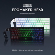 EPOMAKER HE60 Magnetic switch wireless three mode game hot plug mechanical keyboard