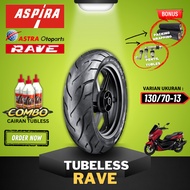 Aspira TUBELESS TIRE MAXIO RAVE RING 13 130/70-13 / NMAX RING 13 OUTER TIRE (130/70-13) NMAX RING 13