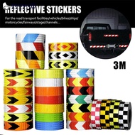 QUENNA Car Safety Warning Tape Reflective Sticker Motorcycle Bicycle Decal Decor Reflective Strips D3O2