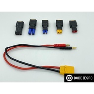 XT90 Male Battery to TRX EC5 IC5 EC3 IC3 XT60 DEANS T-PLUG banana adaptor adapter connector for Arrm