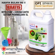 Hand Sanitizer Gel 5 Liter Nipis dan lainnya Bonus Botol dan Corong Produk OPI varian baru  463KODAG460