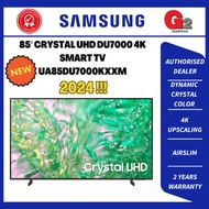 Samsung [Authorised Dealer] 85" Crystal UHD DU7000 4K Smart TV UA85DU7000KXXM - Samsung Warranty Mal