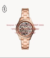 timeyuan  fossil女款雕花縷空機械錶金色、玫瑰金、銀色36mm$4690