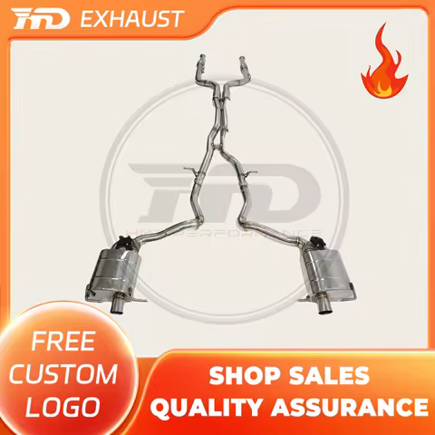 HMD Exclusive customization Stainless steel Automobile Exhaust System Muffler for Mercedes benz C43 