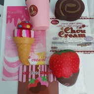All 15k Squishy Puni Maru Strawberry Dolce Chou Cream