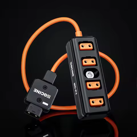 ZGCINE MD-P4 D-Tap to 4 D-Tap One Point Four Splitter Adapter Cable for Sony NPF, NP-FZ100 Canon LP-