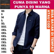 KEMEJA 99 COLORS 10XL 9XL 8XL 7XL 6XL 5XL 4XL 3XL XXL XL LMS Navi Civil Servant Uniform Screen Print