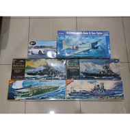 Plastic Model Kit Battle ship Aircaft Carrier Tamiya Aoshima Trunpeter Nichomo Hasegawa