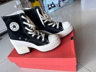 Converse All Star 高筒厚底鞋