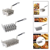 [lzdjlmy2ua] Taco-shaped Frying Basket, Practical, Easy to Use, Sturdy, with A Comfortable Handle, P