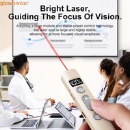 GLOWHIVE Laser Pointer Clicker, 2.4GHz Meeting Wireless Flip Pen Clicker, Durable Remote Controller 