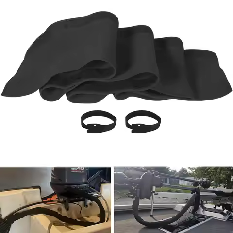 Neoprene Trolling Motor Cable Organizer Sleeve60’’Troll Wire Cover Motor Sock Drive Sleeve Cord Prot