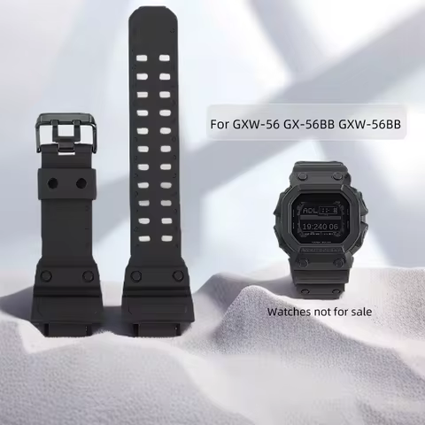 Breathable silicone strap bracelet for Casio G MASTER series gxw56 GXW-56 GX-56BB GXW-56BB gx56 watc