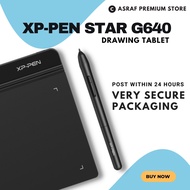 [Post 24 Hours Msia Stock] XP-PEN Star G640 Drawing Digital Graphics Tablet Battery-Free Pen 8192 Le