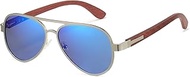 Cyxus Polarized Aviator Sunglasses for Men Classic Mirrored Lens UV Protection