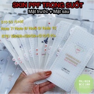 S7edge S8 8+ 9 9+ 10 10+ Note 7 8 9 10 S10E S10 5G Self-healing PPF sticker to prevent scratches on 