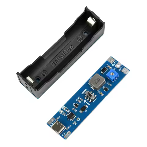Type C Li-ion Battery Charger/Discharger Booster/Regulator Module 3.7V to 9V 12V Adjustable Charger/